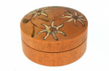 Superba cutie pentru pastrare bijuterii din lemn, Floare de Colt