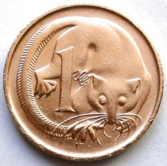 AUSTRALIA , 1 CENT 1973 , OPOSUMUL PLANOR !!! foto