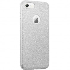 Husa Capac Spate Shine Argintiu Apple iPhone 7, iPhone 8, iPhone SE 2020 foto