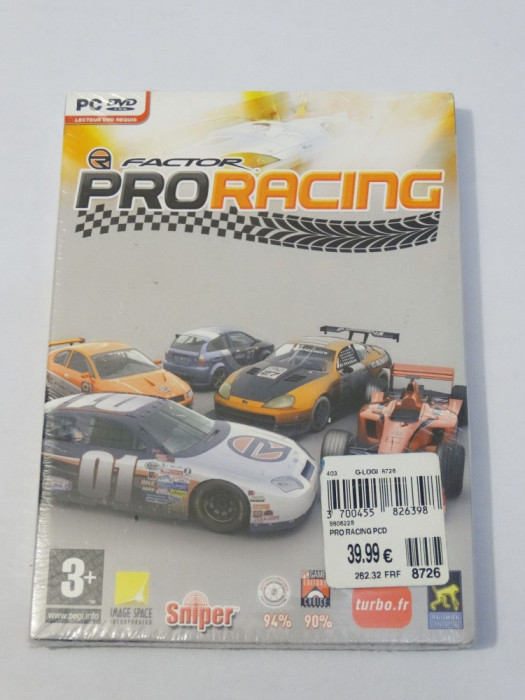 Joc PC - Factor Pro Racing - original nou sigilat