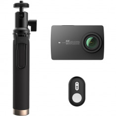 Camera Sport &amp;amp; Outdoor YI 4K Action + Selfiestick Negru foto