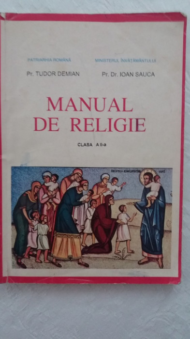myh 34s - Manual religie - clasa 2 - editie 1996 - piesa de colectie