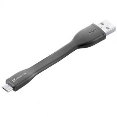 Cablu Date Micro USB Flexibil Negru foto
