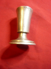 Suport pt. scobitori- din argint cu marcaj ,h=6cm ,interbelic foto