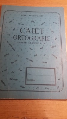 myh 412s - Caiet ortografic - Clasele I - IV - ed 1995 foto