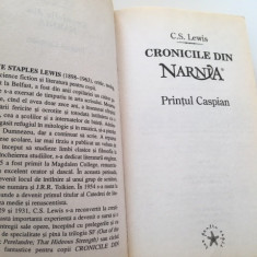 C. S. LEWIS, CRONICILE DIN NARNIA 4- PRINTUL CASPIAN