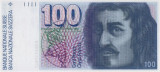 ELVETIA █ bancnota █ 100 Franken █ 1993 █ P-57m █ UNC █ necirculata