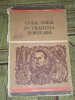 Cuza Voda in Traditia Populara - Carte Istorie, Editia 1970. Colectie