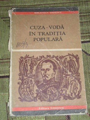 myh 524 - CUZA VODA IN TRADITIA POPULARA - ED 1970 foto