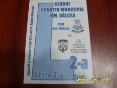 program CSM RM. Valcea - Unirea Alba I. foto