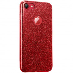 Husa Capac Spate Shine Rosu Apple iPhone 7, iPhone 8, iPhone SE 2020 foto