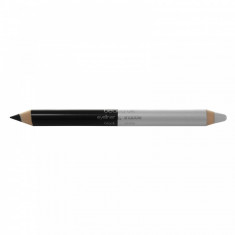 Creion de ochi si fard de pleoape Double Ended Jumbo Pencil Black White foto