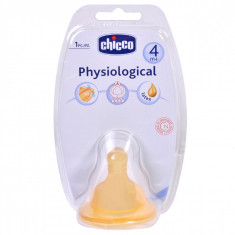 Tetina Chicco Physiologic Cauciuc Flux R 4+ foto