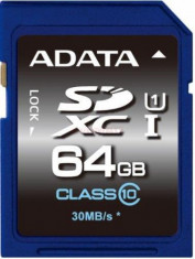 Card de memorie A-DATA SDXC Premier UHS-I U1 64GB (Clasa 10) foto