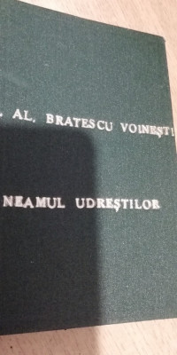 myh 421B - Biblioteca ptr toti 668 - Neamul Udrestilor - I Al Bratescu-Voinesti foto