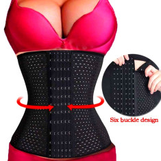Centura pentru slabit abdomen, tip corset modelator talie cu perforatii foto