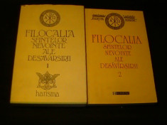 FILOCALIA SFINTELOR NEVOINTE ALE DESAVIRSIRII-VOL1=461 PG -VOL2=276 PG- foto