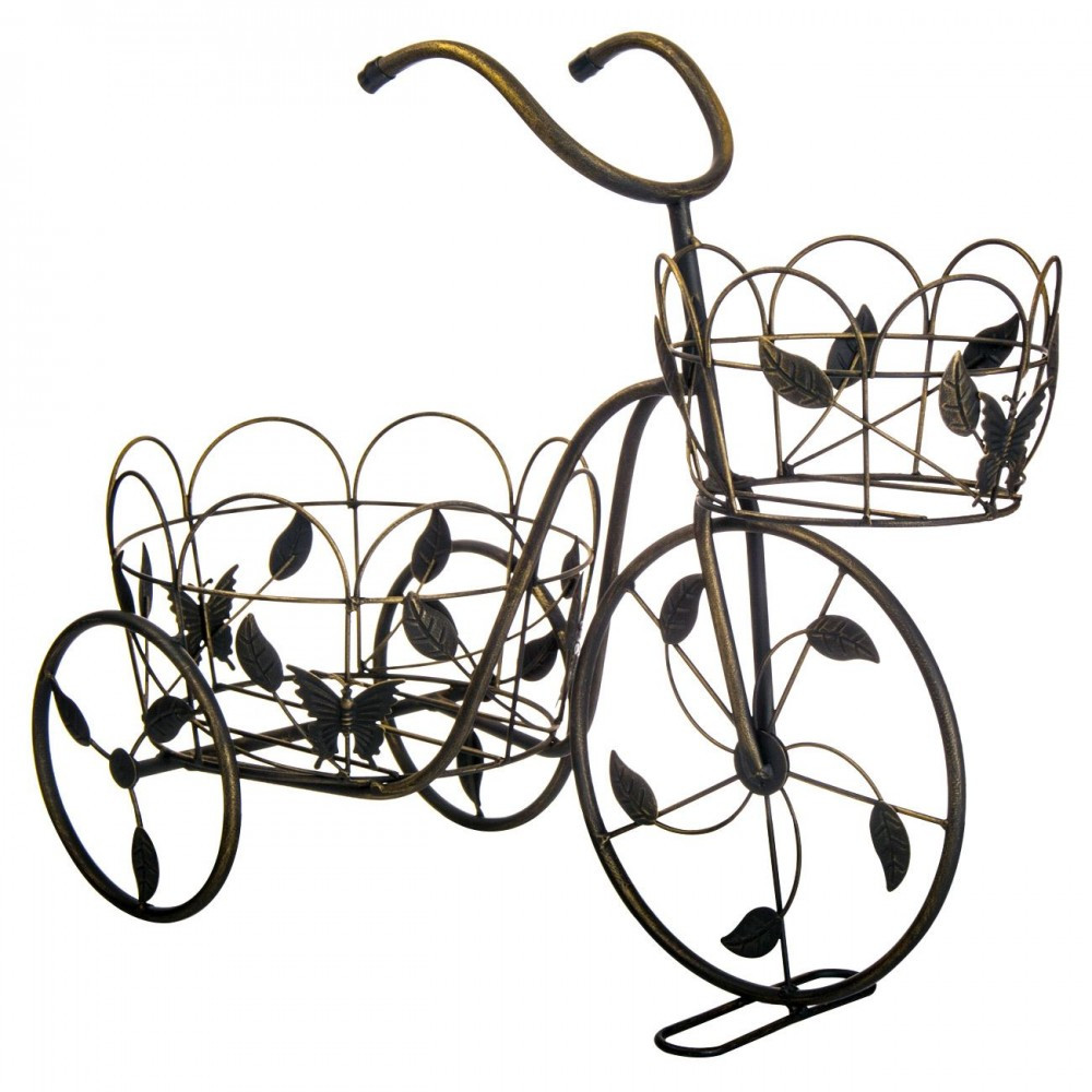 Suport metalic pentru 2 flori model bicicleta | arhiva Okazii.ro