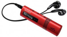 MP3 Player Sony NWZB183R, 4GB (Rosu) foto