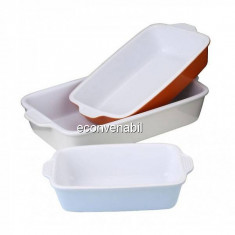 Set 3 platouri tavi ceramice dreptunghiulare San Ignacio SG3800 foto