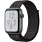 Smartwatch Watch 4 Nike Plus GPS 44MM Aluminiu Negru Si Curea Sport Loop Negru