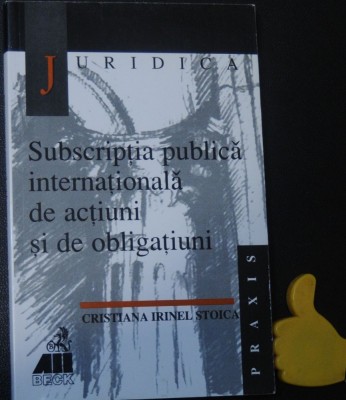 Subscriptia publica internationala de actiuni si de obligatiuni Stoica foto