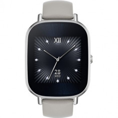 Smartwatch ZenWatch 2 Otel Inoxidabil Argintiu + Curea Piele Crem foto