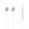 Casti Audio Cu Fir In Ear, Stereo, Microfon, Buton Control, Mufa Jack 3,5 mm, Alb