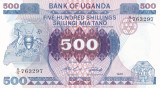Bancnota Uganda 500 Shilingi 1986 - P25 UNC