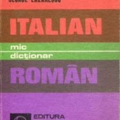 George Lăzărescu - Mic dicționar italian-român