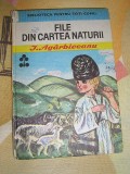 myh 109 - Ion Agarbiceanu - File din cartea naturii - ed 1986