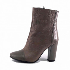 Botine dama, din piele naturala, marca Botta, 703-03-05, bej, marime: 36 foto