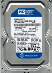 Hard Disk 500GB, Western Digital Caviar Blue 16Mb cache, 7200rot/min, SATA 3Gb/s foto