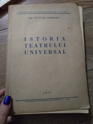 Istoria teatrului universal 1957 Rr foto