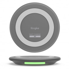 Incarcator Universal Inductie Ringke Wireless Fast Charger 9V Grey foto