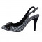 Pantofi decupati dama, din piele naturala, marca Perla, 7822-1, negru, marime: 37