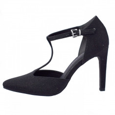 Pantofi dama, din textil, marca Marco Tozzi, 2-24401-30-1, negru, marime: 35 foto