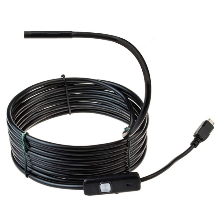 Camera endoscopica pentru telefon, 6 x LED, USB, 5 m Camera endoscopica pentru telefon, 6 x LED, USB, 5 m