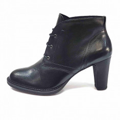 Botine dama, din piele naturala, marca s.Oliver, 25109-01-15, negru, marime: 40 foto