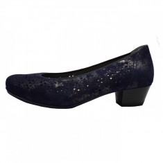 Pantofi dama, din piele naturala, marca Ara, 37631-42-13, bleumarin, marime: 38 foto