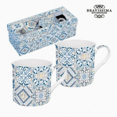 Set de Cesti Portelan Albastru (2 pcs) by Bravissima Kitchen foto