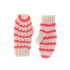 Manusi Dama Pieces Bellis Mittens Neon Peach foto