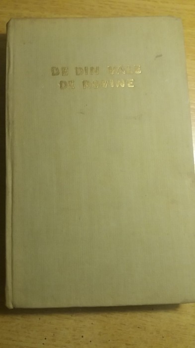 myh 36f - De din vale de Rovine - Culegere de legende - ed 1961