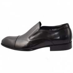 Pantofi barbati, din piele naturala, marca Alberto Clarini, C239-01A-01-113, negru, marime: 43 foto