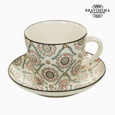 Cup with Plate Portelan Cu imprimeuri Kitchen s Deco Colectare by Bravissima Kitchen foto