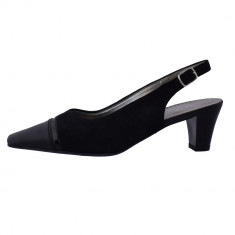 Pantofi dama, din piele naturala, marca Jenny Ara, B52804-1, negru, marime: 37 foto