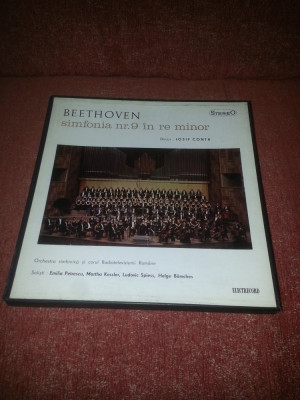 Beethoven &amp;ndash;Simfonia 9-Iosif Conta 2LP Box Electrecord ST-ECE 0498 vinil vinyl foto
