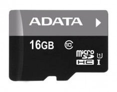 Card memorie A-Data Premier Micro SDHC UHS-I 16GB, Class 10 foto