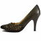 Pantofi dama, din piele naturala, marca Deska, 30320-14-14-33, gri, marime: 36