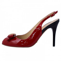Pantofi dama, din piele naturala, marca Badura, 3053-05-16, rosu, marime: 38 foto